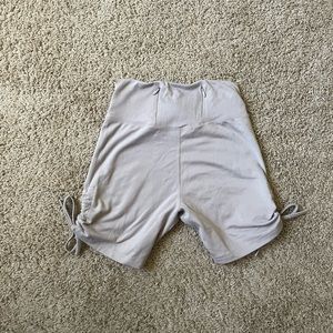 Flag Nor Fail Ribbed Shorts - Grey